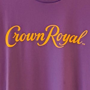 T Shirt Crown Royal Canadian Whiskey Liquor Promo Adult Size L Large